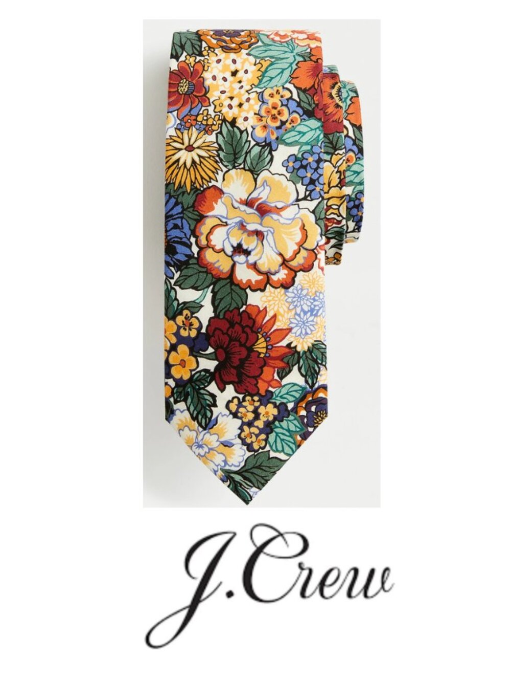 J Crew Tie in Liberty® royal peony